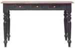  Birou cu 3 sertare, 117 x 57 x 75 cm, lemn masiv de mahon (283907)