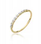 M. Jopek Arany Eljegyzési Gyűrű 585 Gyémánt 0, 045ct