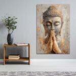DUBLEZ Tablou din lemn - Buddha