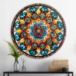 DUBLEZ Mandala colorată de perete - Caleidoscopul sufletului
