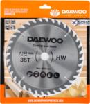 Daewoo Диск за ръчен циркуляр, за дърво, 185х20х36Т daewoo (dwsb185-36)