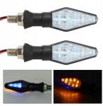 EW Irányjelzők Kétszínű 12 Led 2DB Motorhoz Quadhoz Skúterhez Atv-hez
