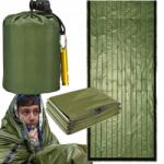 BNTrade Thermo Mentő Hálózsák Vészhelyzeti Takaró Vízálló Túlélés Túlélő (BNT_KOC_ŚPIWÓR)