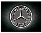 Nostalgic Art Germany Magnet 6 x 8cm - Mercedes-Benz - Logo Black - Sigla pe Fundal Negru (1911)
