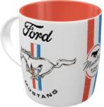 Nostalgic Art Germany Cană ceramică 330ml - Ford Mustang Horse'n'Stripes Logo (2119)