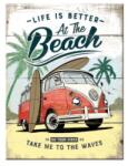 Nostalgic Art Germany Magnet 6 x 8cm - Volkswagen Bulli - Beach - Plaja (1617)