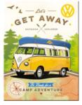 Nostalgic Art Germany Magnet 6 x 8cm - Volkswagen Bulli - Let'S Get Away - Hai Sa O Intindem (628)