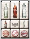 Nostalgic Art Germany Set magneți Coca-Cola Bottle Timeline - Evolutia Sticlei în Timp (990)