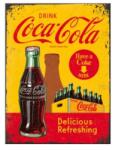 Nostalgic Art Germany Magnet 6 x 8cm - Coca-Cola - în Bottles Yellow - Imbuteliate la Sticla - Galben (293)