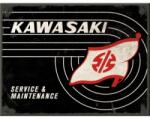 Nostalgic Art Germany Magnet 6 x 8cm - Kawasaki - Tank Logo - Sigla Tank (1845)