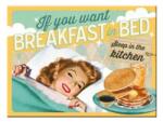 Nostalgic Art Germany Magnet 6 x 8cm - Breakfast în Bed - Micul Dejun la Pat (635)