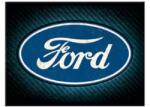 Nostalgic Art Germany Magnet 6 x 8cm - Ford - Logo Blue Shine - Sigla pe Fundal Albastru Lucios (2066)
