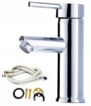 Focus Sanitar Fürdőszobai Csaptelep Mosdó Kifolyócső Króm Alacsony Álló Loft Klasszikus (6001061)