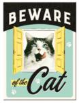 Nostalgic Art Germany Magnet 6 x 8cm - Beware Of The Cat - Atentie la Pisica (644)