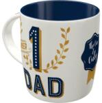 Nostalgic Art Germany Cană ceramică 330 ml - No 1 Dad - Tatăl Numarul 1 (1743)