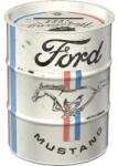 Nostalgic Art Germany Pușculiță Ford Mustang - Horse ; Stripes Logo - Sigla cu Cal și Dungi (2137)