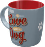 Nostalgic Art Germany Cană ceramică 330 ml - Love Dog - Dragoste pentru cătei (390)