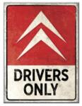Nostalgic Art Germany Magnet 6 x 8cm - Citroen Drivers Only - Doar pentru Soferi de Citroen (2248)