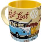 Nostalgic Art Germany Cană ceramică 330ml - Volkswagen Bulli - Let's get lost - Hai să rătăcim (1118)