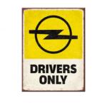 Nostalgic Art Germany Magnet 6 x 8cm - Opel Drivers Only - Doar pentru Soferi de Opel (2476)