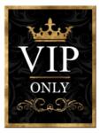 Nostalgic Art Germany Magnet 6 x 8cm - Vip Only - Vip Exclusiv (609)