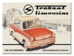 Nostalgic Art Germany Magnet 6 x 8cm - Trabant Limousine (1313)