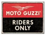 Nostalgic Art Germany Magnet 6 x 8cm - Moto Guzzi - Riders Only - Doar Soferi de Moto Guzzi (1846)