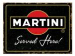 Nostalgic Art Germany Magnet 6 x 8cm - Martini - Served Here - Martini - Servit Aici (2064)