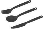 Sea to Summit Camp Cutlery Set - 3pc Цвят: черен