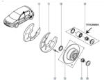 Original Renault Set rulment roata ORIGINAL RENAULT 7701208059 (7701208059)