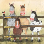 Alex Clark Képeslap Alex Clark borítékkal, 14x14 cm, Pónik (AC28)