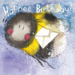 Alex Clark Képeslap Alex Clark borítékkal, 14x14 cm, szülinapi méhecske (AC547)