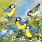 Alex Clark Képeslap Alex Clark borítékkal, 14x14 cm, cinkék (AC596)