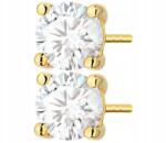 ZŁOCISTO Arany Fülbevaló Gyémánt Lab 2, 00 Ct Stift Ajándék Tanúsítvány (DLA DZIEWCZYNY NARZECZONEJ)