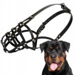 Dingo Kutyaszájkosár, Szegecselt Bőr No. 9 (körfogat 35cm) Rottweiler Közepes