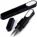 Stoklasa Olló Vágó Szálakhoz Fonalhoz Zsinórhoz 12CM Műanyag Nyél Fekete Erős (900145)