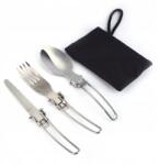  Nélkülözhetetlen Túra Acél Evőeszköz 3AZ1BEN Kés Kanál Villa Táskával (0402e773-7050)