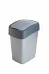 Keter Pacific billenő fedeles szemetes, 25l, grafit/alumínium ezüst (49768)