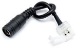 ANRO LED DC csatlakozó - LED szalag átalakító 3528-as (8 mm-es LED szalaghoz) (DC8MM DC adapter + 15cm Black Cable + 8mm Width Connector)