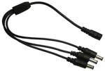 ANRO LED Adapter elosztó (hármas) 30 cm vezetékkel, DC csatlakozókkal (SFACDC1T3)
