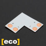 Anro LED PCB sarok elem 5050-es LED szalaghoz (10 mm-es, 2 eres) (SFA2PL10MM 2PIN, PCB connector "L" shape, 10mm Width)