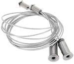 ANRO LED Profile Függesztő sodrony LED profilhoz (1.5 méter) ezüst (LP411-CLIP)