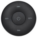 MiLight K2SB Fali távirányító panel változtatható színhőmérsékletű (CCT) LED vezérlőhöz - forgatógombos, elemes, fekete (MiLight K2S-B black)