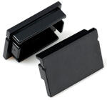 ANRO LED Profile ALP-008 Fekete - Végzáró elem alumínium U profilhoz, műanyag, fekete (LP107B-END)