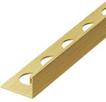  NOX Prémium szögletes élvédő - inox, szálcsiszolt arany 10mm/270cm (456672729)