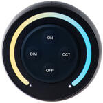 MiLight S1-B Fali távirányító panel változtatható színű (CCT) LED szalaghoz - elemes, fekete (Milight S1-B black)