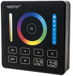 MiLight B0B fali távirányító panel RGB+CCT (FullColor LED szalaghoz) - elemes, fekete (MiLight B0B RGB+CCT panel remote black)