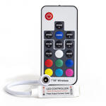 ANRO LED RGB vezérlő és távirányító (144W) RGB LED szalaghoz (RGB17KEY)