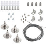 Kanlux LED panel függesztő drót-sodrony (60x60 LED panelhez, Bravo) csavaros rögzítés (28504)