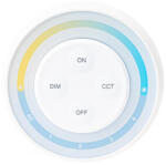 MiLight S1W+ Group Control csoport (4 zóna) fali távirányító panel (CCT LED szalaghoz) - elemes, fehér (MiLight S1W+ white)